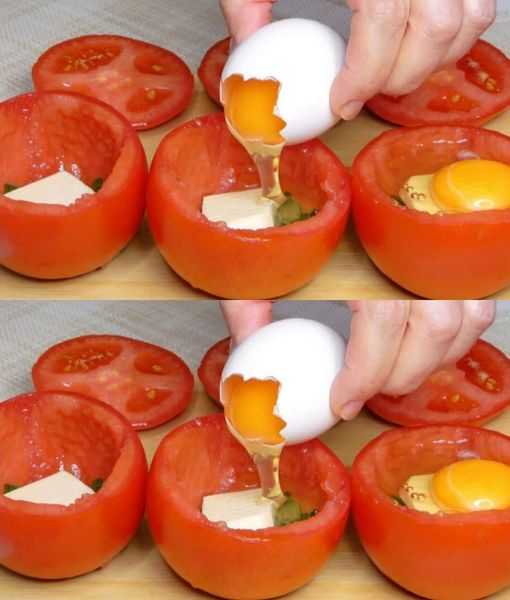 Egg in a Tomato Surprise: A Healthy Touch for Breakfast!