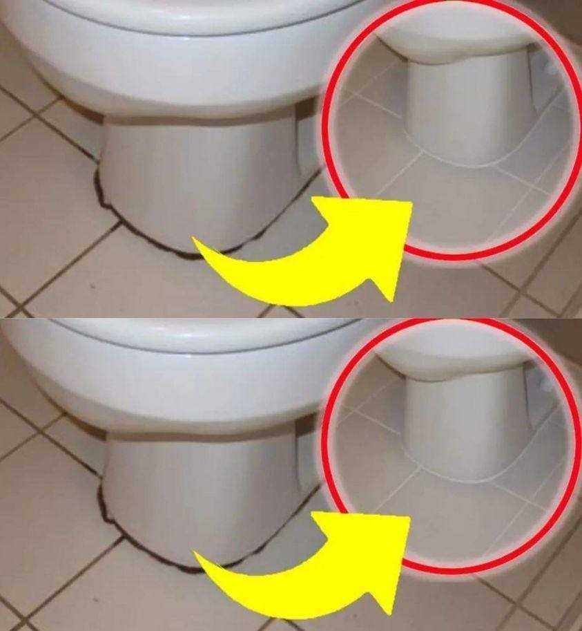 Black circle around toilet, you won’t get rid of it unless you do this