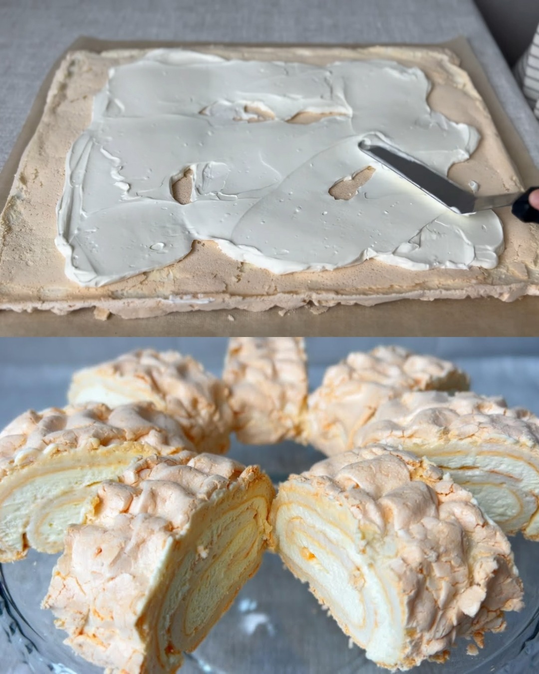 MERINGUE ROLL RECIPE
