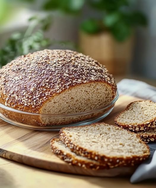 Flaxseed bread in just 45 minutes!