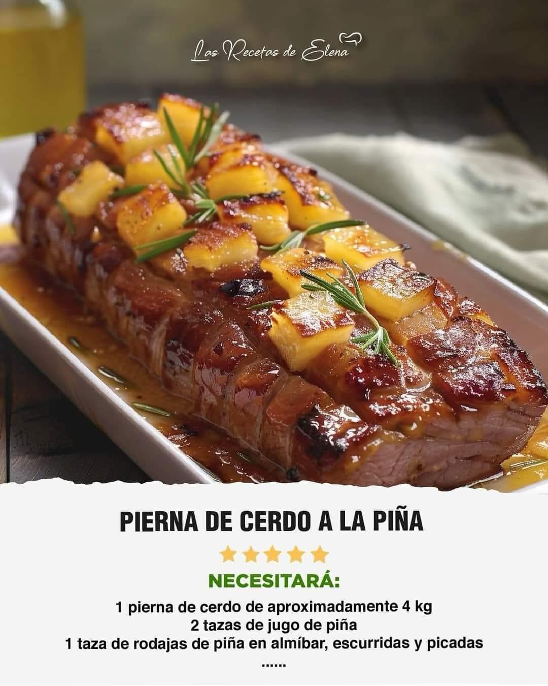 Cuisse de porc à l’ananas