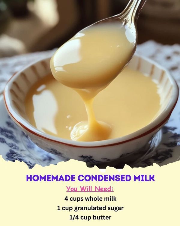 No Cream! Just 2 Ingredients! Thick and Sweet Homemade Condensed Milk!