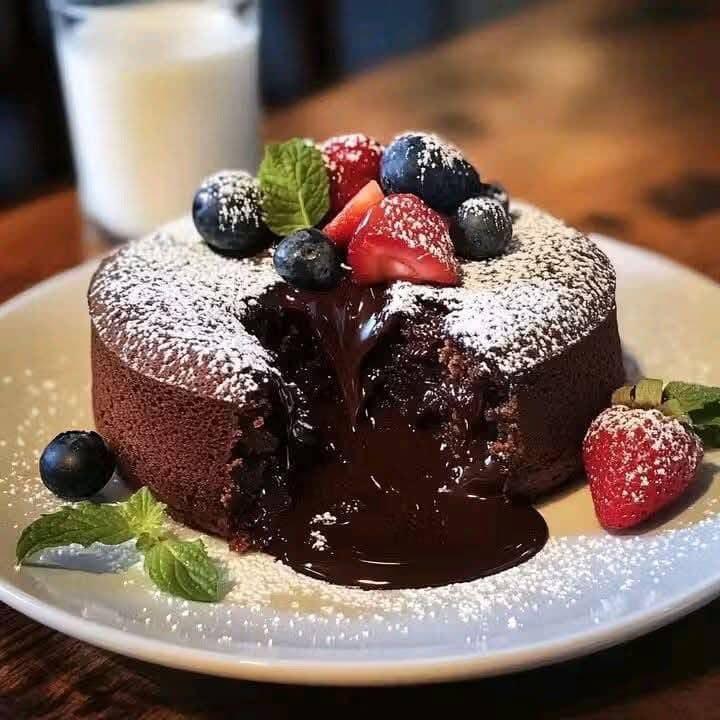 Chocolate fondant cake