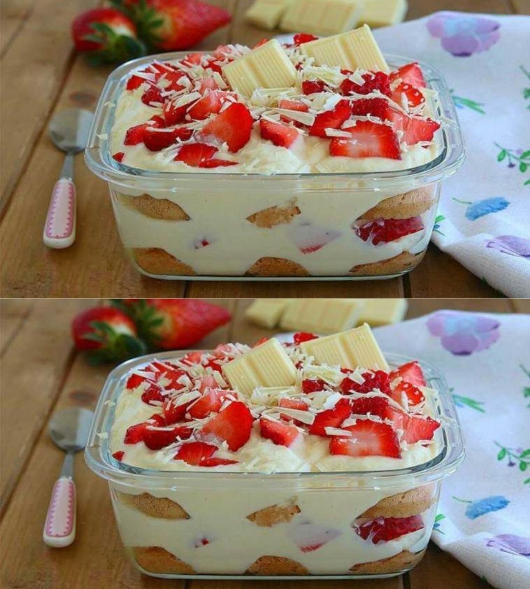 Strawberry and White Chocolate Tiramisu