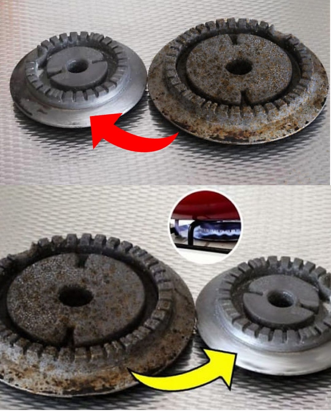 How to effortlessly clean gas stove grills so they look like new?