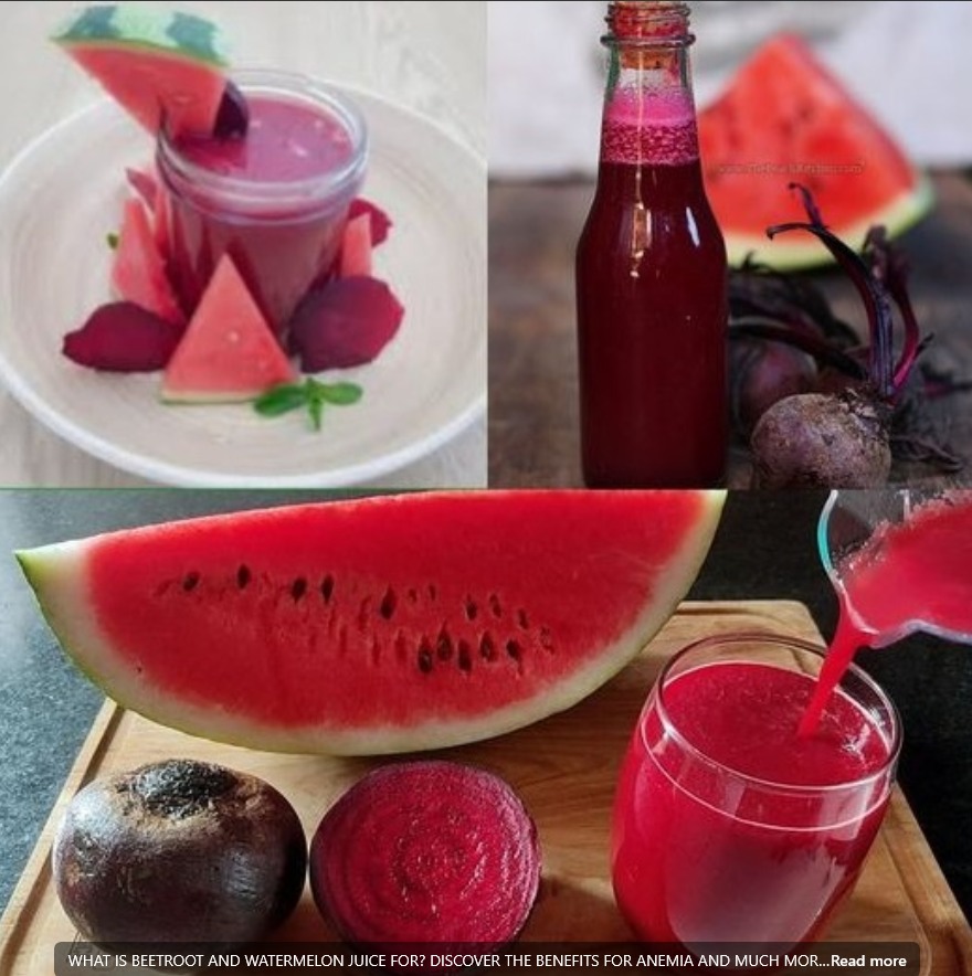 Title: Beetroot and Watermelon Juice: The Natural Power Drink for Anemia, Energy, and More