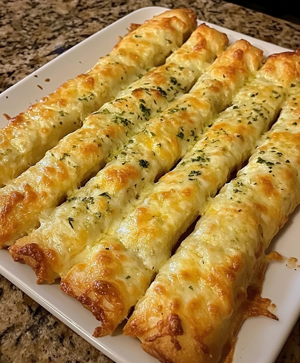Cheesy Garlic Breadsticks