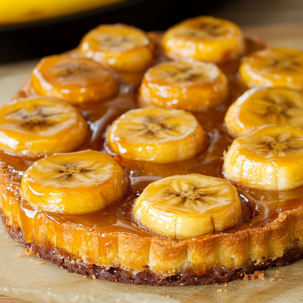 Mini Banana & Melted Caramel Tatins 🍌🍯