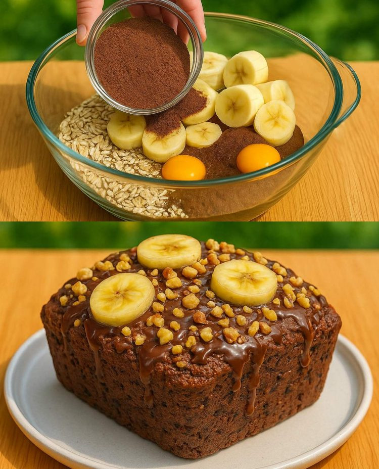 No-Sugar Chocolate Banana Oatmeal Treat