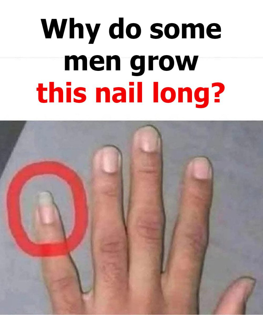 Why do some men keep their pinky fingernails long?