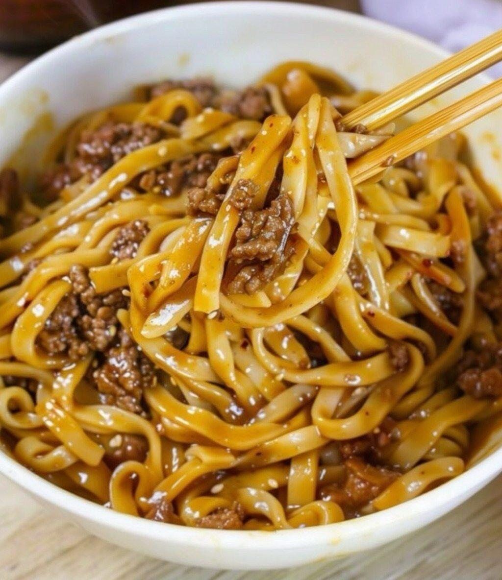 Ground Beef Lo Mein