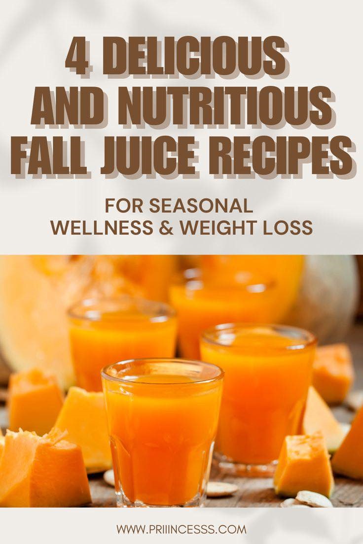 4 Delicious and Nutritious Fall Juice Recipes To Try