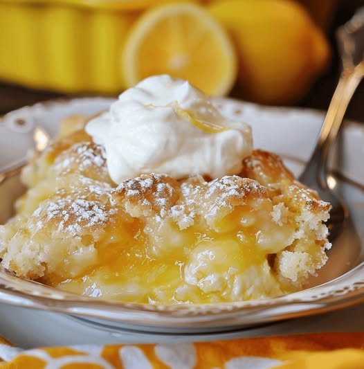 Magic Lemon Cobbler