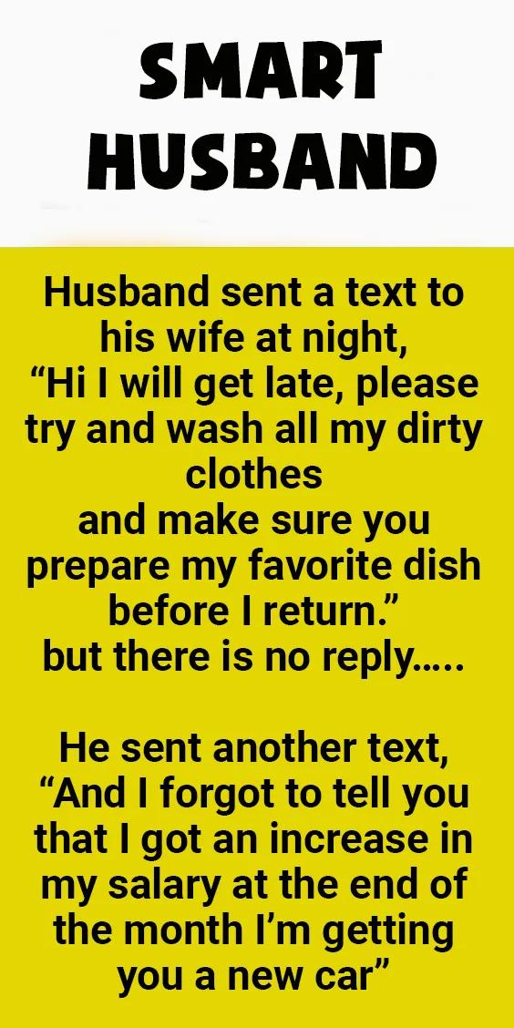 Smart Husband – Joke of the Day