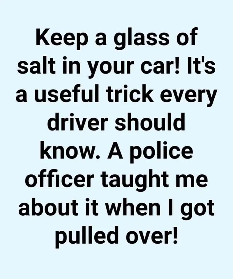 Why A Simple Cup of Salt Could Save Your Car And Your Health