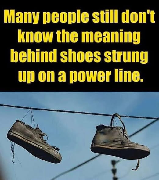 What It Means When Shoes Are Hung on Power Lines