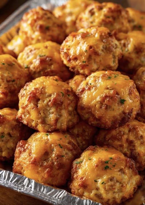 Rotel Cream Cheese Sausage Balls