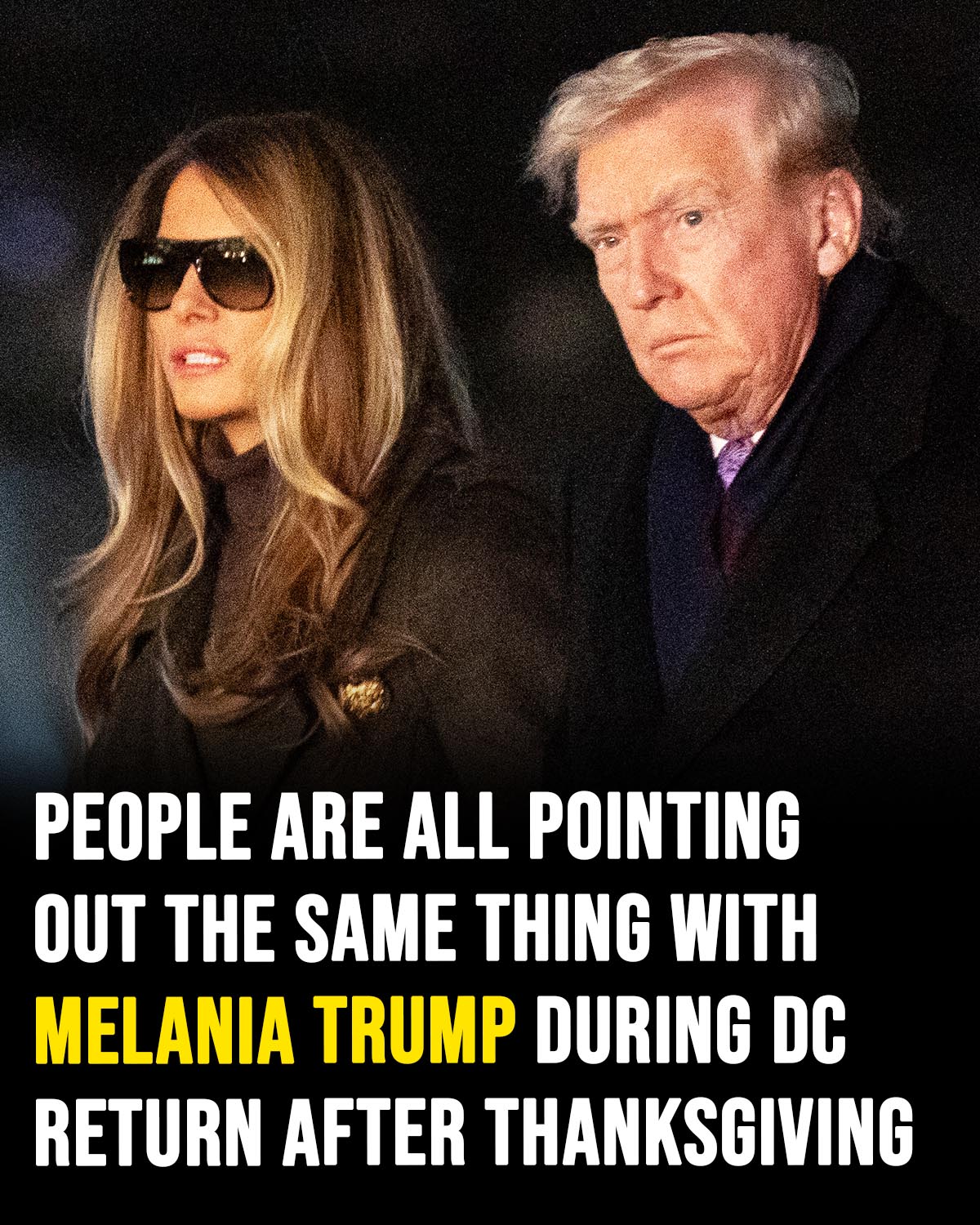 Why One Simple Accessory Sparked So Much Conversation About Melania Trump After Thanksgiving