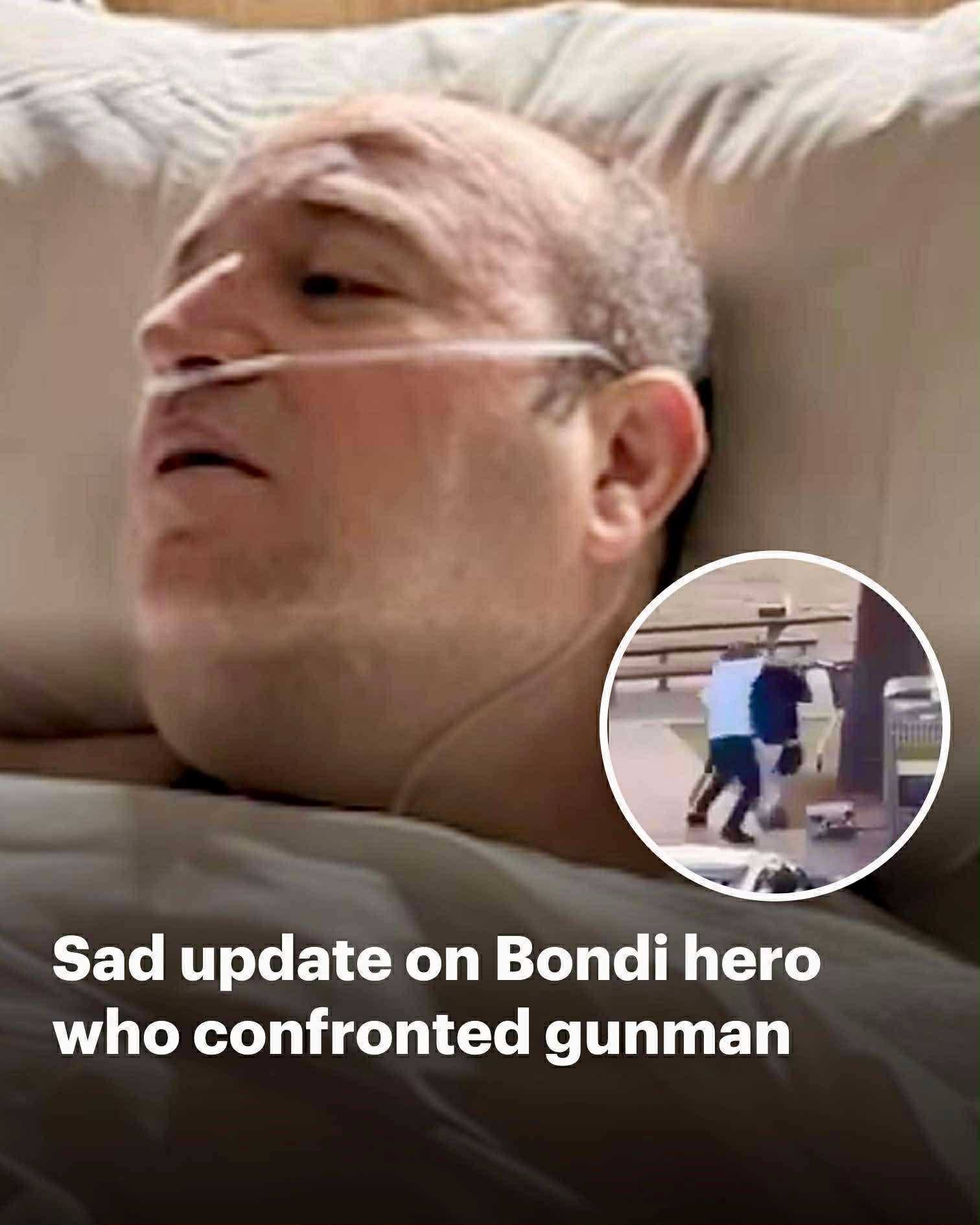 Update on Bondi hero who confronted gunman as lawyer raises question about his injuries!