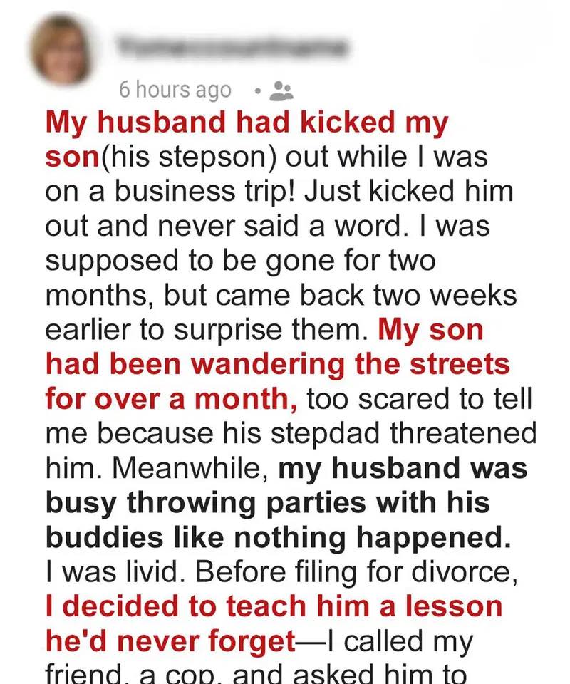 When My Son Was Forced to Leave, Everything Changed