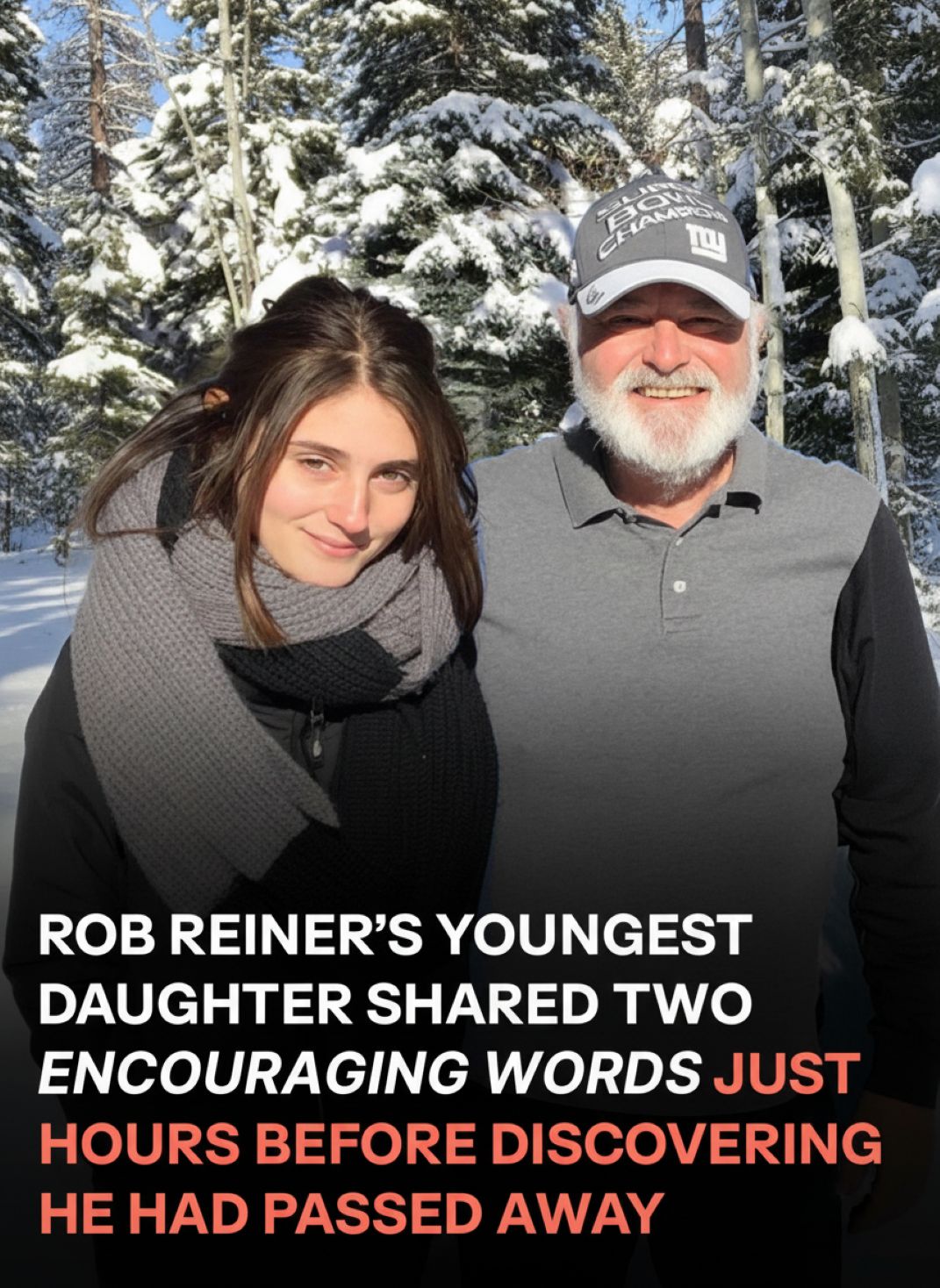 A Heartfelt Post! Rob Reiners Daughter Showed Support for Her Father Shortly Before Devastating News!