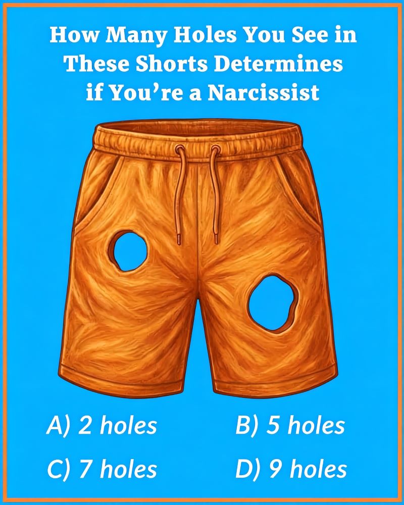 A Fun Visual Puzzle: Count the Holes in These Shorts