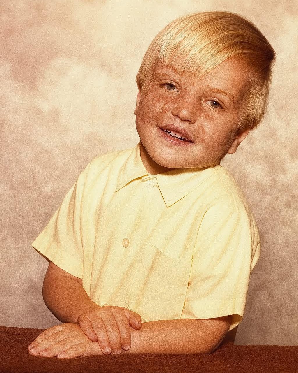 Moms boyfriend tried to kill him with an electric heater in 1978 – but please sit down before you see him today!