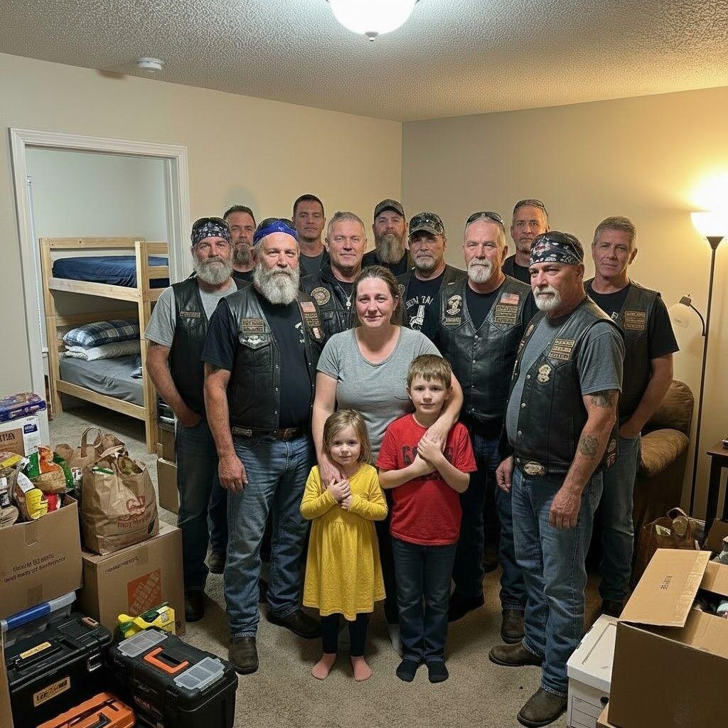 Thirty bikers arrived to evict me, engines roaring and tension thick, but through conversation!