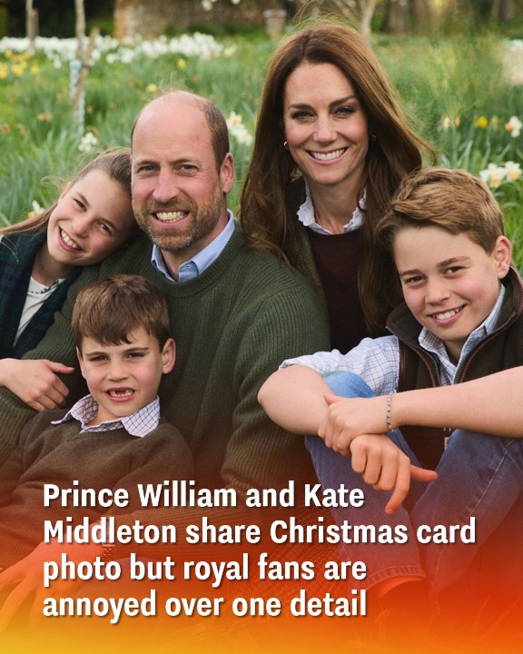 Prince William and Kate Middleton share Christmas card photo but royal fans are annoyed over one detail!