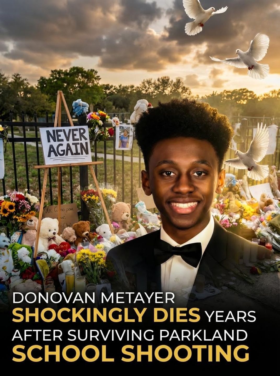 Parkland Survivor Donovan Metayer Dies at 26, Renewing Focus on Traumas Long Reach!