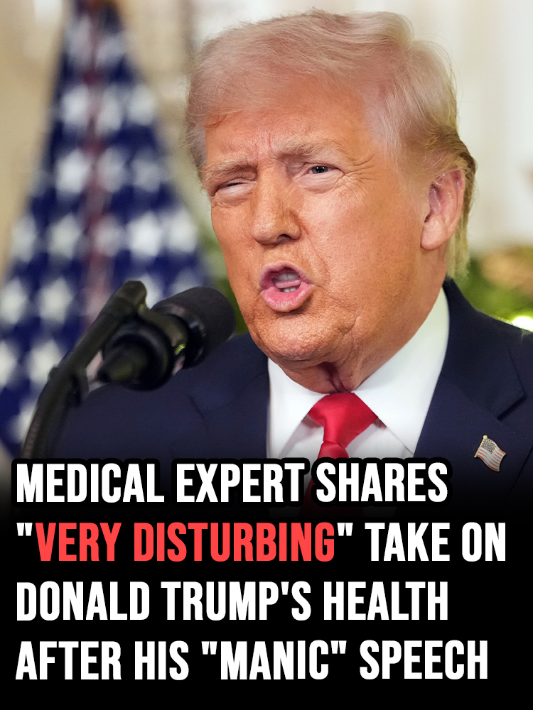 Medical expert shares very disturbing take on Donald Trumps health after manic speech!