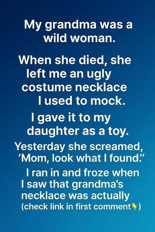 What I Discovered Inside My Grandmas Necklace! A Hidden Secret That Changed Everything
