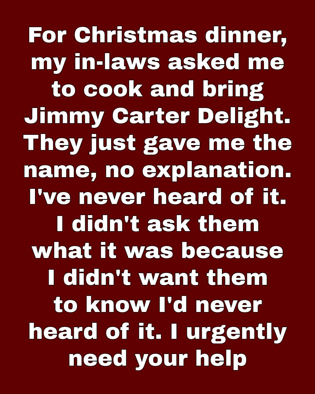 Jimmy Carter Dessert! A Flavor of Southern Tradition!