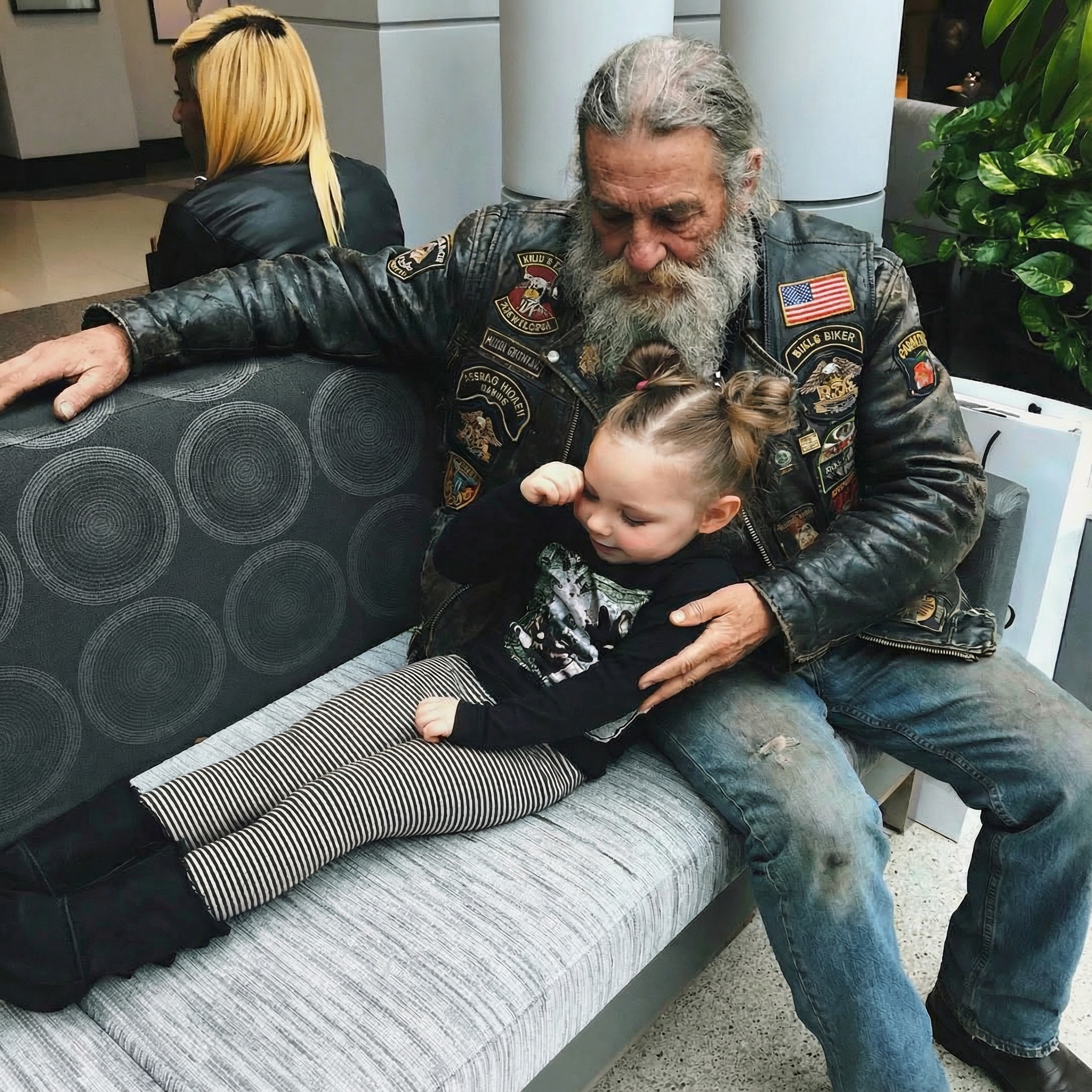 Little Girl Ran To The Scariest Biker And Screamed Grandpa But I Had Never Seen Her Before!