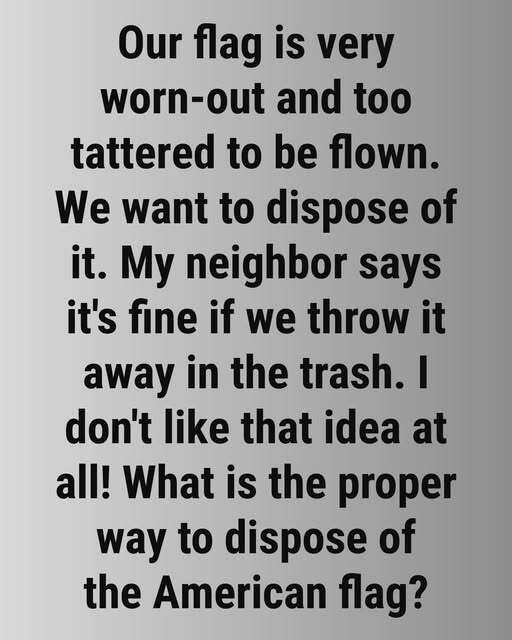 A Respectful Guide to Retiring an American Flag the Right Way!