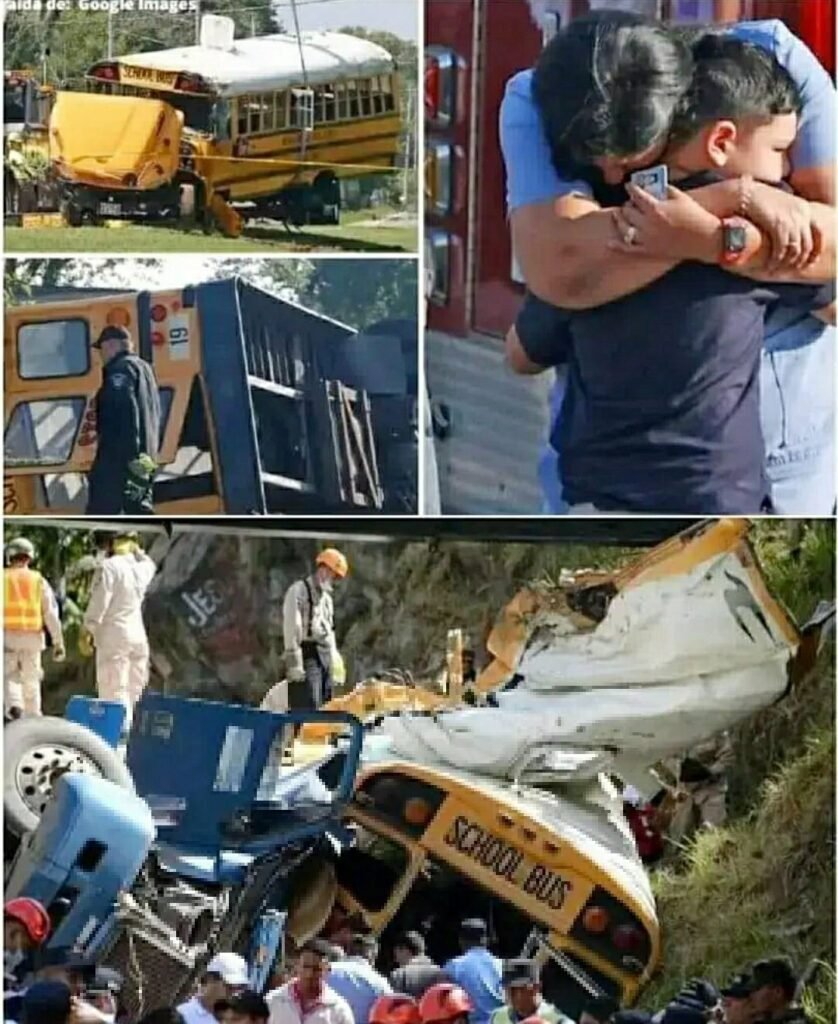 National MourningSchool bus accident! 32 children lost!