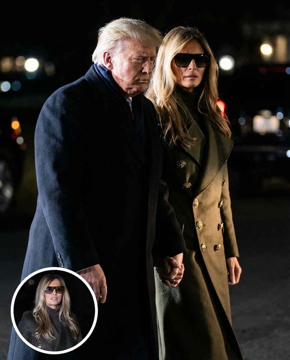 Melania Trumps Arrival Look Sparks Online Discussion After Holiday Trip!