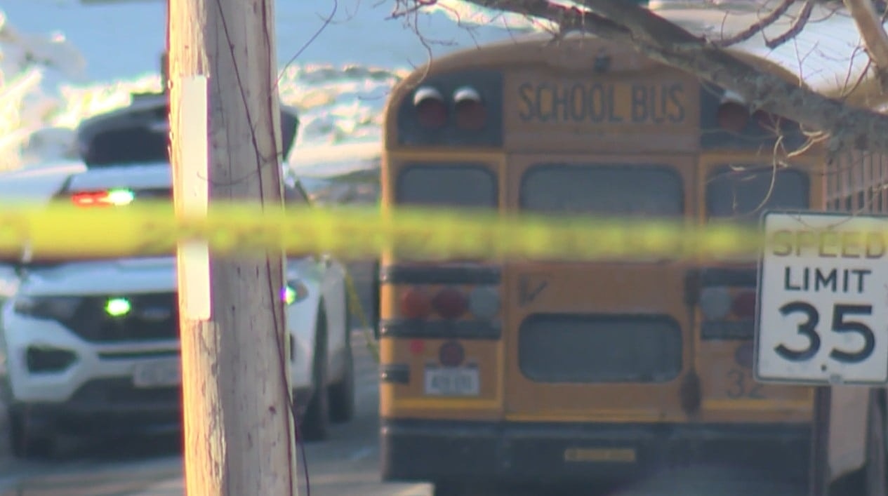 Kindergartner hit, by school bus in front of brother, officials say! See more