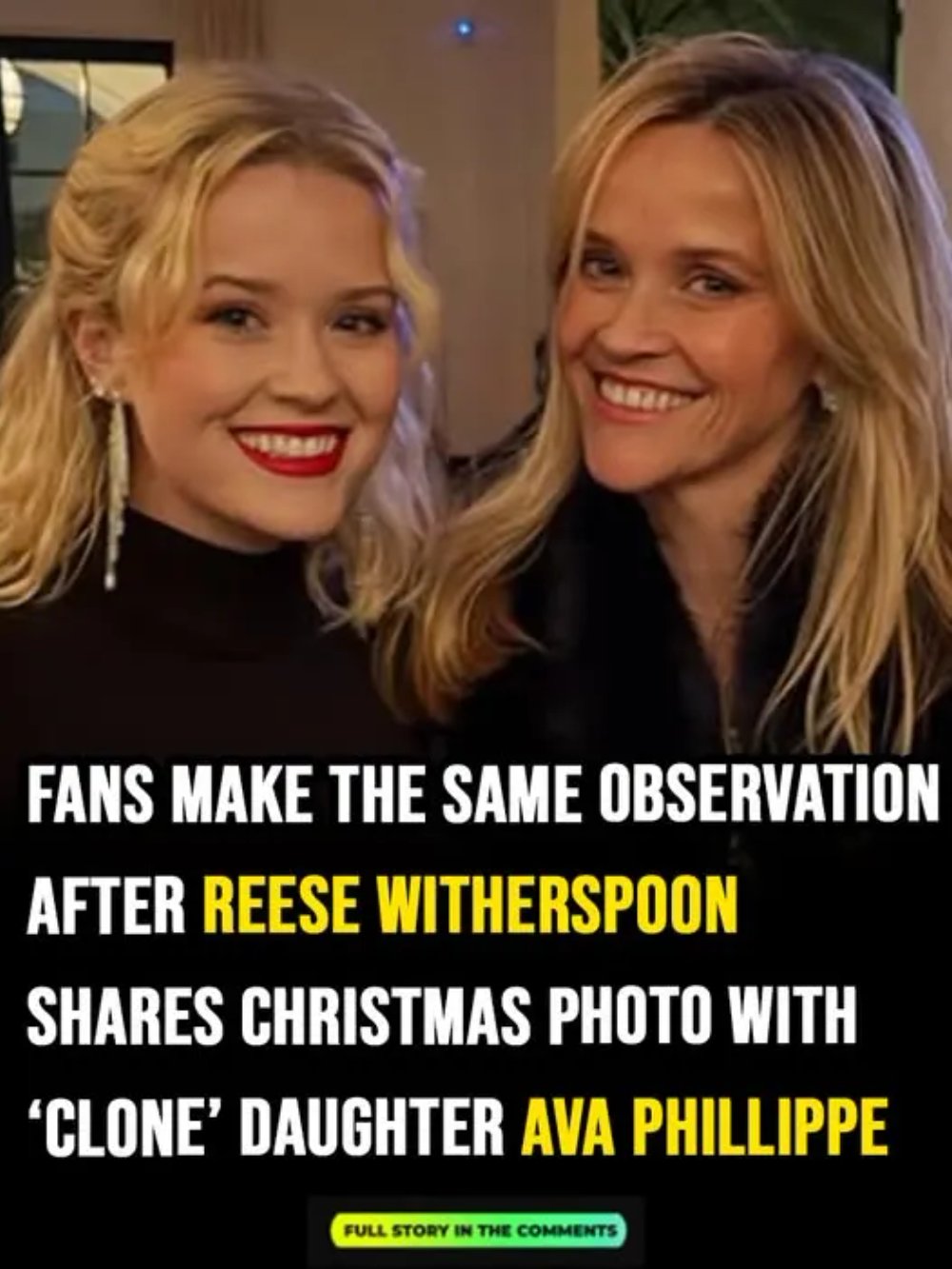 Reese Witherspoon shares Christmas photo with her daughter Ava Phillippe and everyone says the same thing!