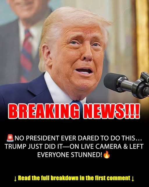 SOTD – No President Ever Tried This, Trump Just Did, On Live Camera