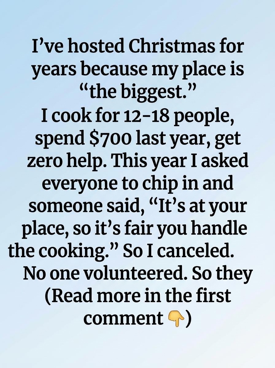 Why I Finally Stopped Hosting Christmas After Years of Doing It Alone!