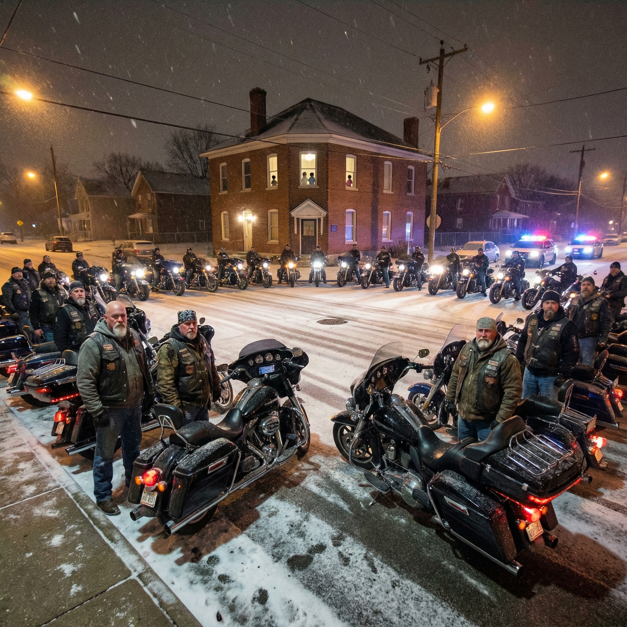 200 Bikers Surrounded Orphanage When The Sheriff Tried Evicting 23 Kids On Christmas Eve!