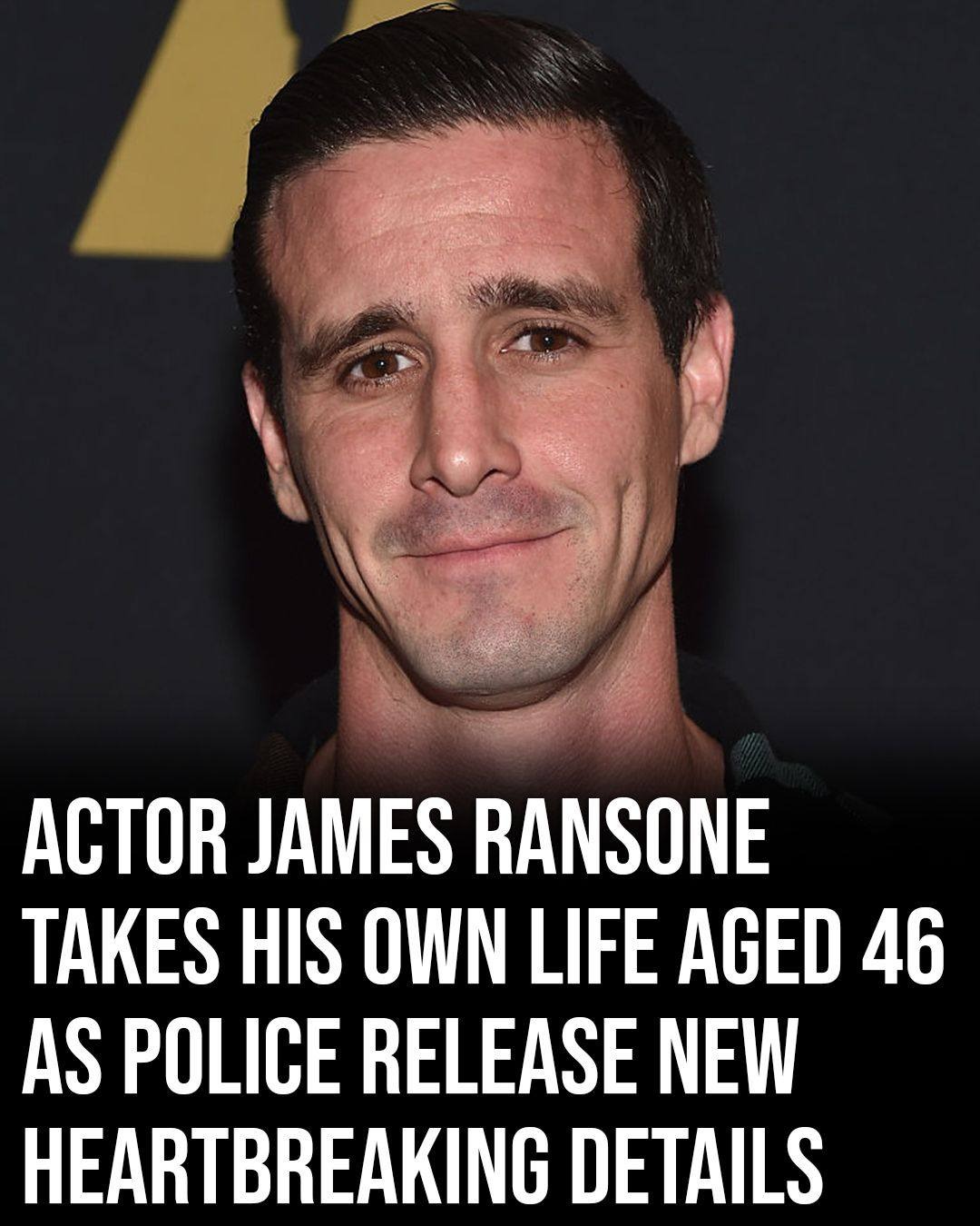 ACTOR JAMES RANSONE TAKES HIS OWN LIFE AGED 46 AS POLICE RELEASE NEW HEARTBREAKING DETAILS!