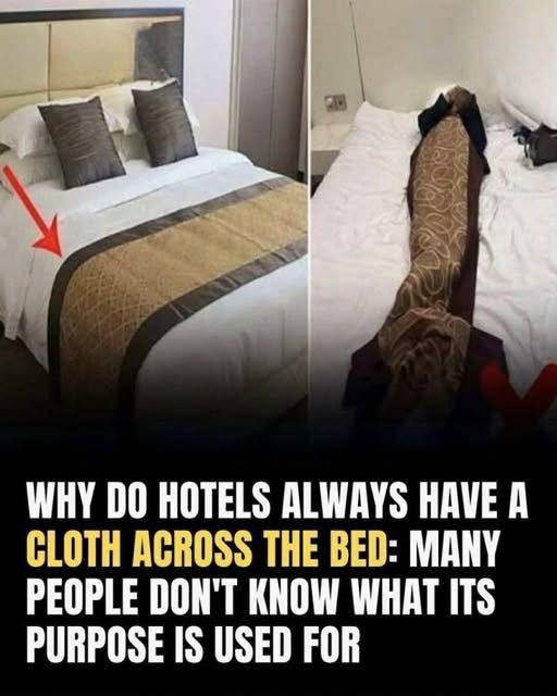 What’s The Purpose Of The Fabric Strip Across Hotel Beds