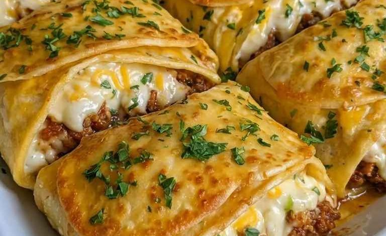 Cheeseburger Stuffed Pastries