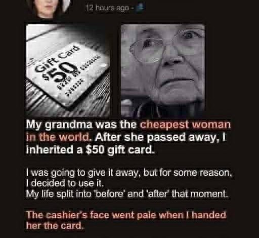 She Was the Most Frugal Woman Alive—Until I Discovered the Secret Behind Her Gift Card