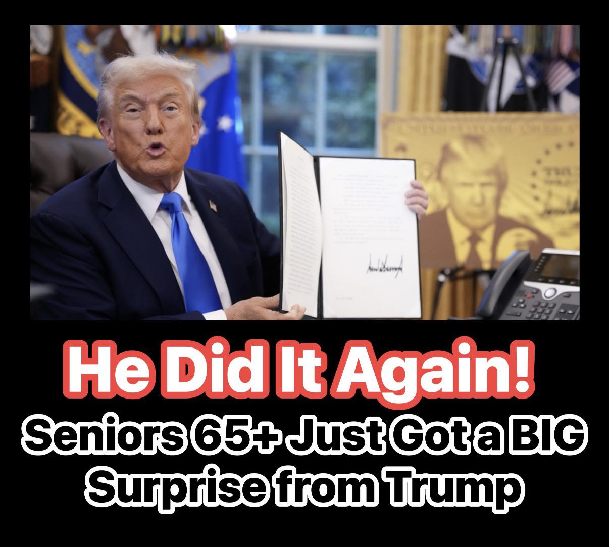 SOTD – US Retirees Just Got a Huge Surprise from President Trump! – Story Of The Day!