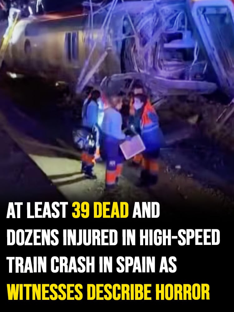 At least 39 dead and dozens injured in high-speed train crash in Spain as witnesses describe horror – Story Of The Day!