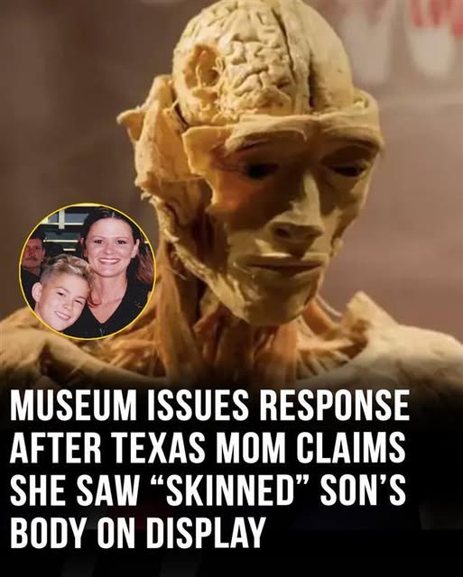 Museum issues response after mom claims she saw sons skinned body displayed – See Now! – Story Of The Day!