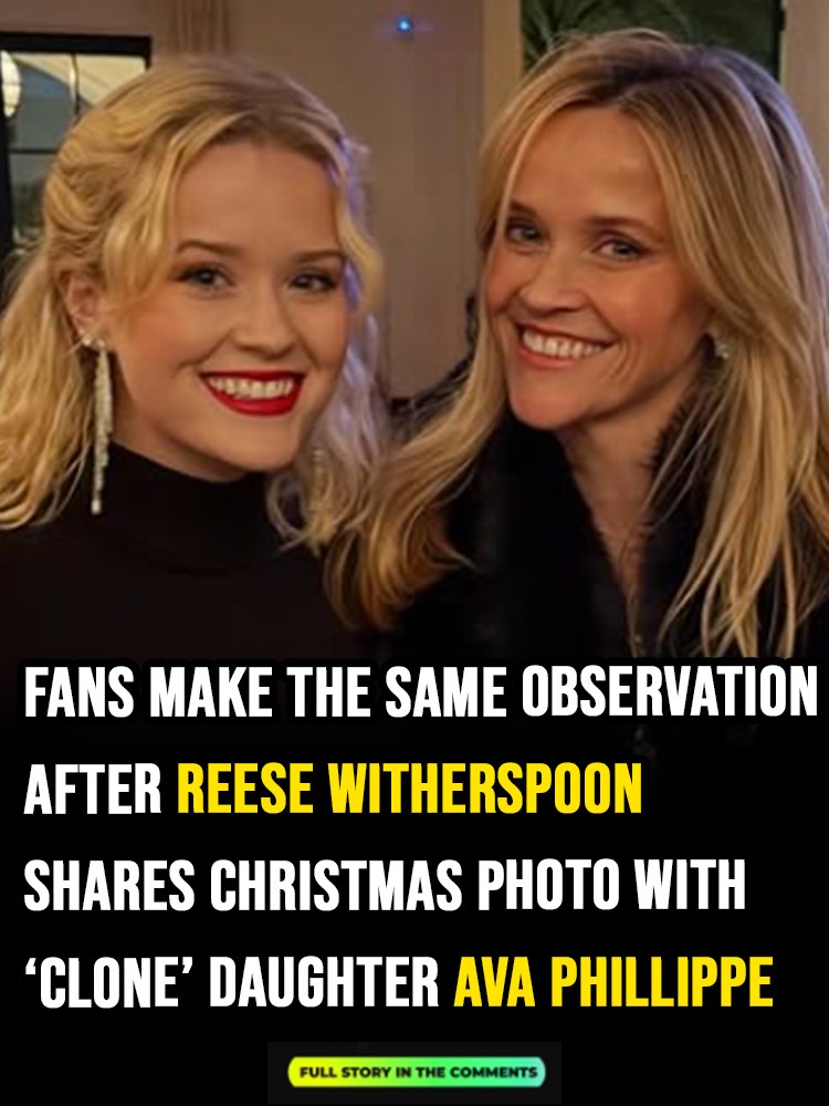 Fans notice the same thing in Reese Witherspoons holiday photo with her daughter Ava Phillippe! – Story Of The Day!